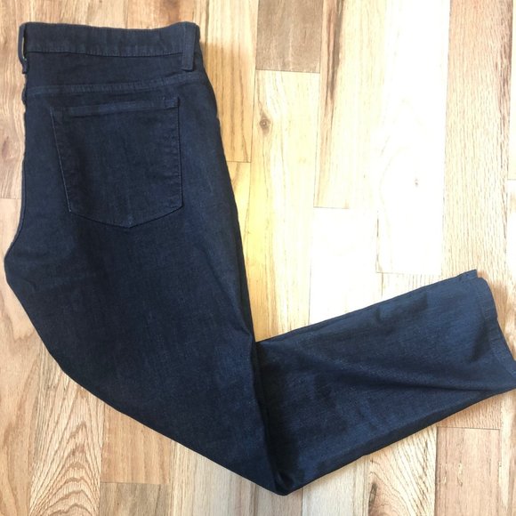Under 5'10 Bruce Slim Tapered Fit Jean Blue Slub - Picture 4 of 5